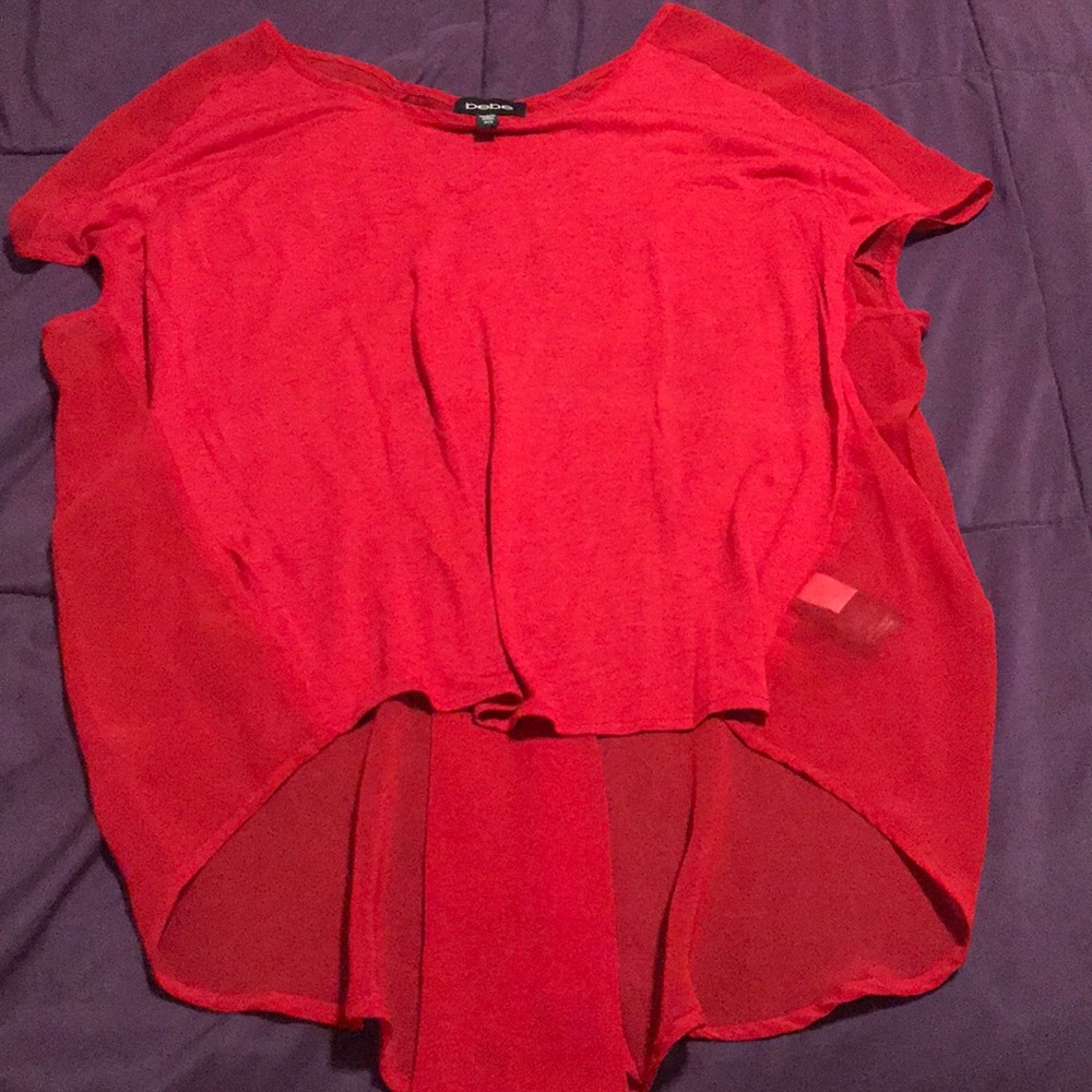 Red Bebe top